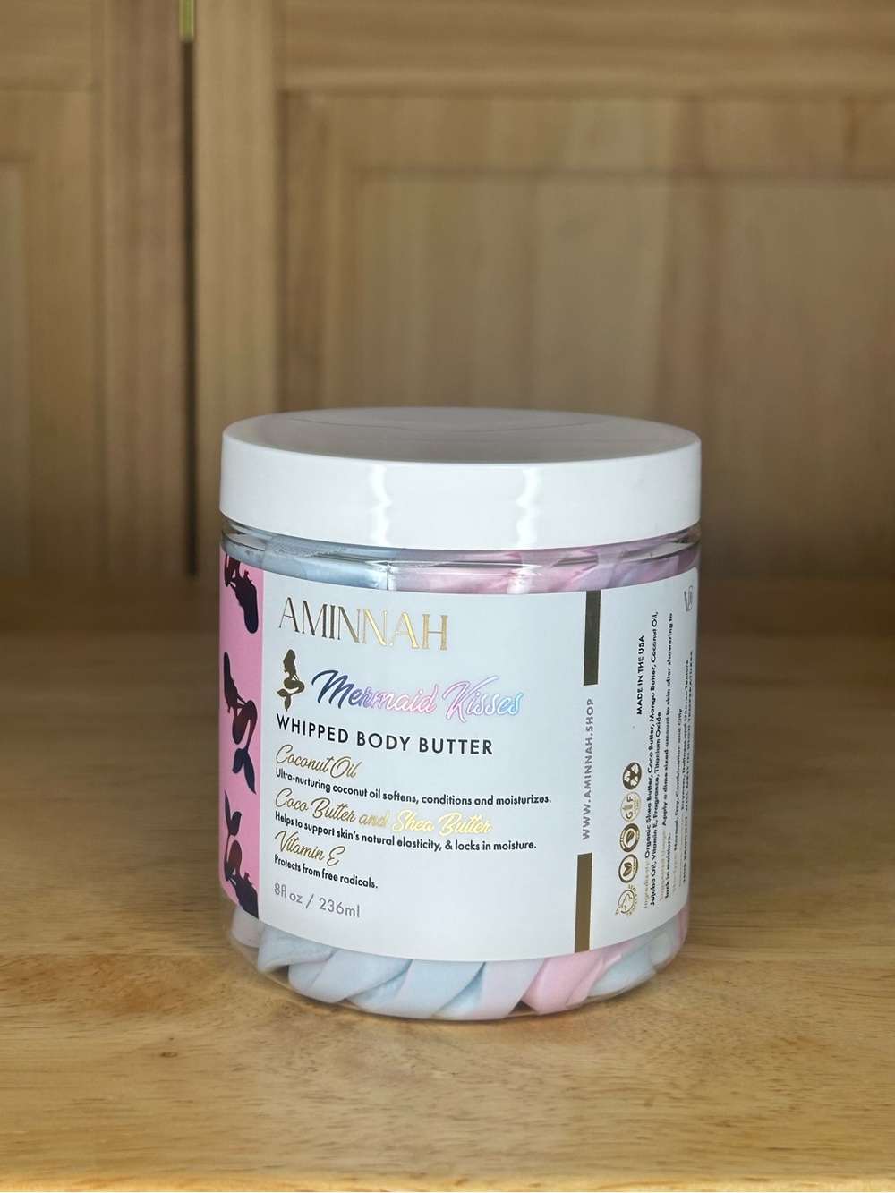 🧜🏼♀️Mermaid Kisses💋Whipped Body Butter 8floz by Aminnah